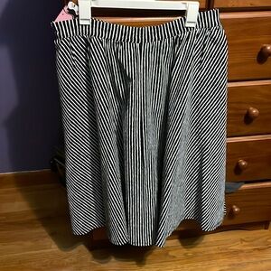 Vixen black and white ponte circle skirt XL Good Things For Bad Girls!